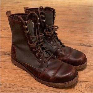 UGG Leather Lace Up Boots